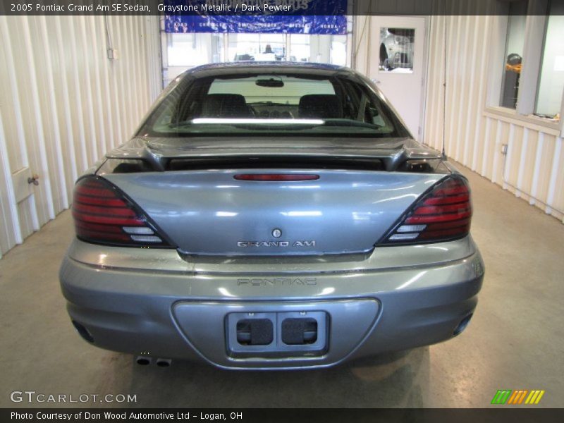 Graystone Metallic / Dark Pewter 2005 Pontiac Grand Am SE Sedan