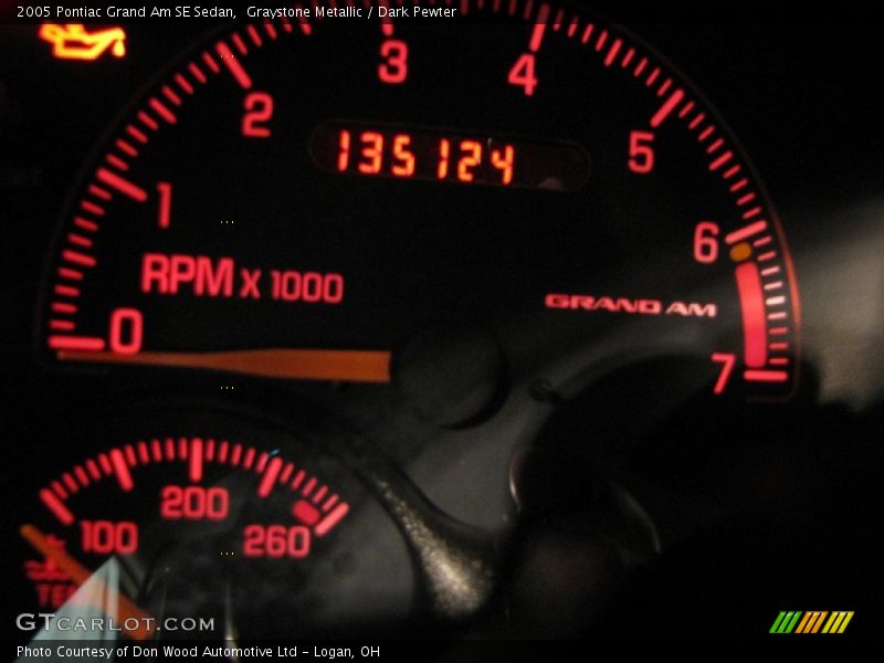 Graystone Metallic / Dark Pewter 2005 Pontiac Grand Am SE Sedan