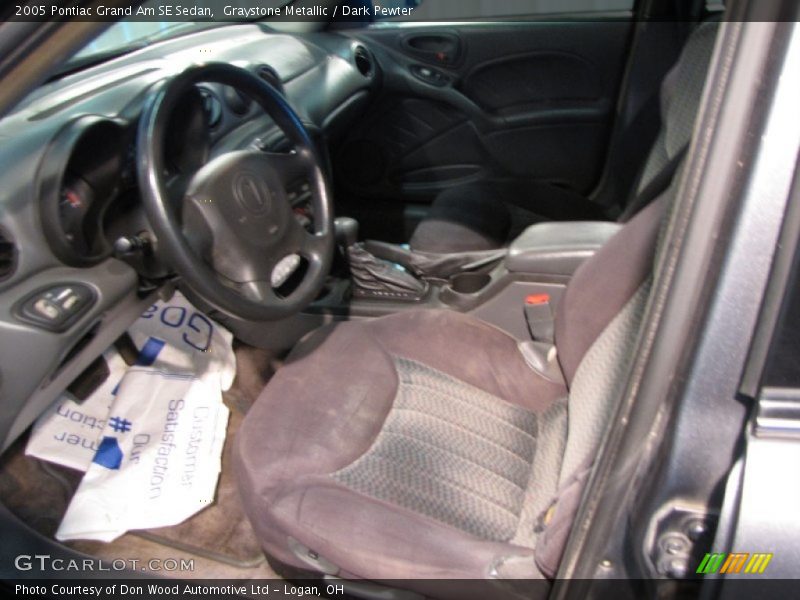 Graystone Metallic / Dark Pewter 2005 Pontiac Grand Am SE Sedan