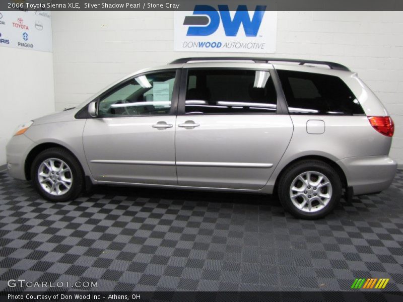 Silver Shadow Pearl / Stone Gray 2006 Toyota Sienna XLE