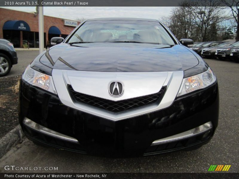 Crystal Black Pearl / Taupe 2010 Acura TL 3.5