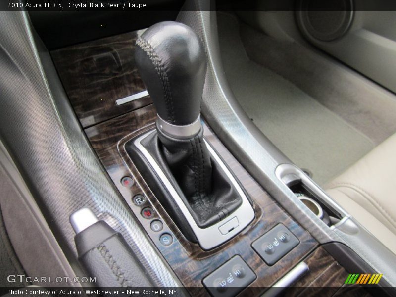 Crystal Black Pearl / Taupe 2010 Acura TL 3.5