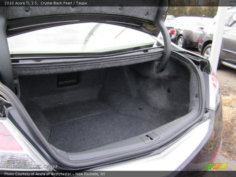 Crystal Black Pearl / Taupe 2010 Acura TL 3.5