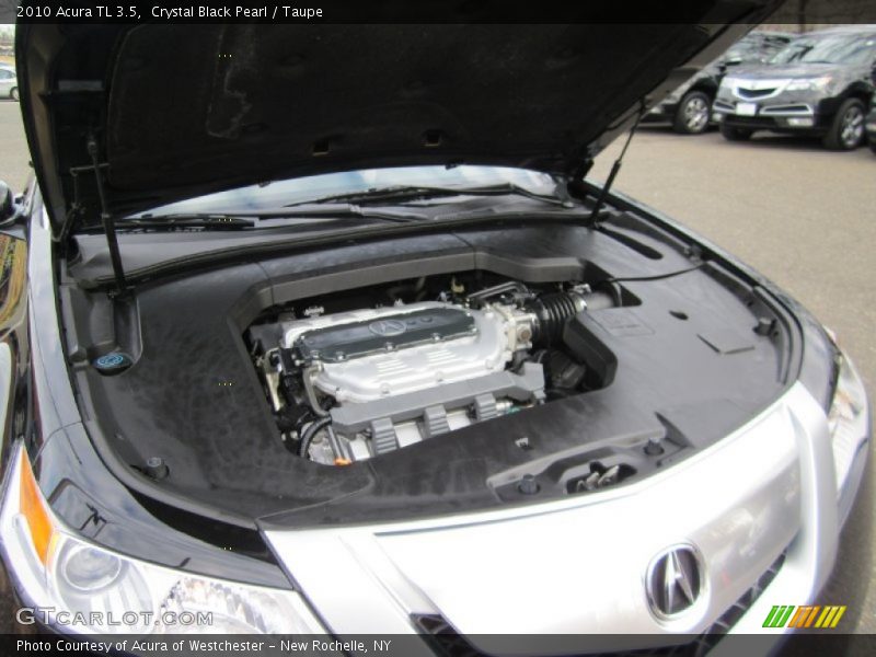 Crystal Black Pearl / Taupe 2010 Acura TL 3.5
