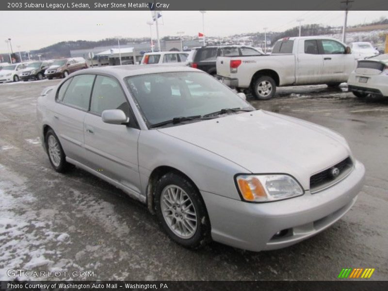 Silver Stone Metallic / Gray 2003 Subaru Legacy L Sedan