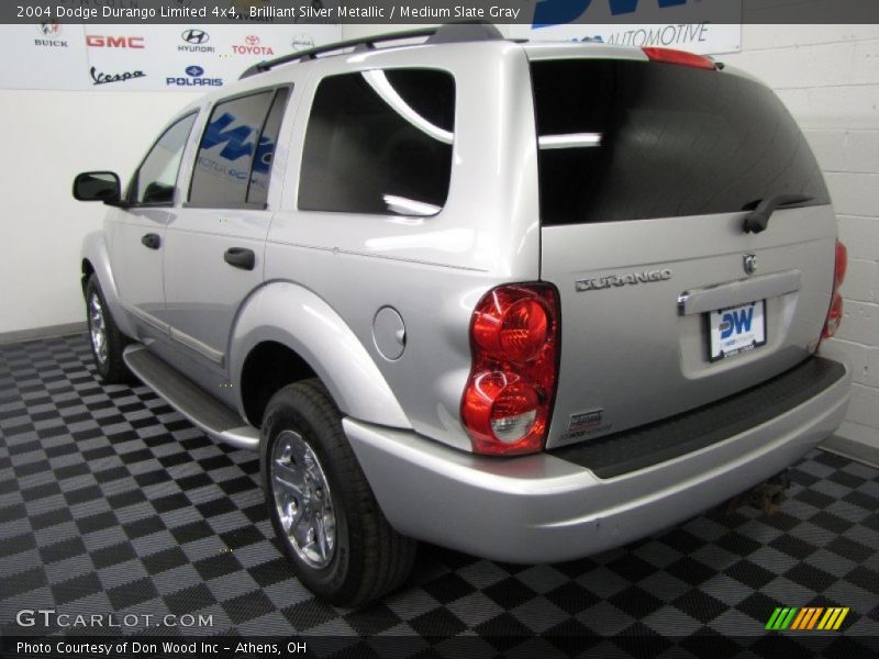 Brilliant Silver Metallic / Medium Slate Gray 2004 Dodge Durango Limited 4x4