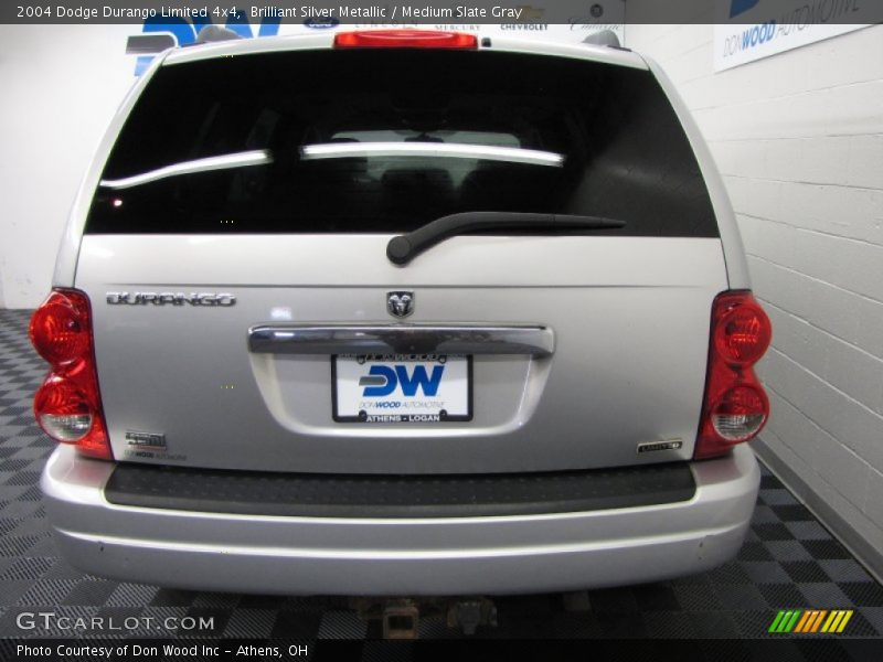 Brilliant Silver Metallic / Medium Slate Gray 2004 Dodge Durango Limited 4x4