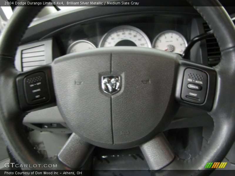 Brilliant Silver Metallic / Medium Slate Gray 2004 Dodge Durango Limited 4x4