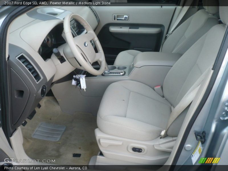 Pewter Metallic / Medium Light Stone 2007 Ford Edge SEL AWD