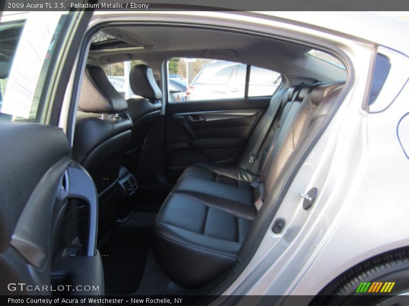 Palladium Metallic / Ebony 2009 Acura TL 3.5