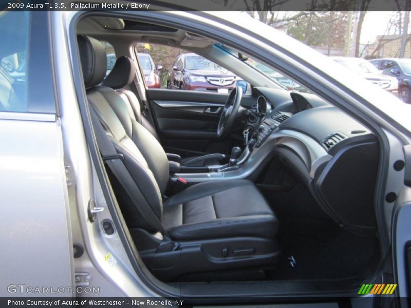 Palladium Metallic / Ebony 2009 Acura TL 3.5