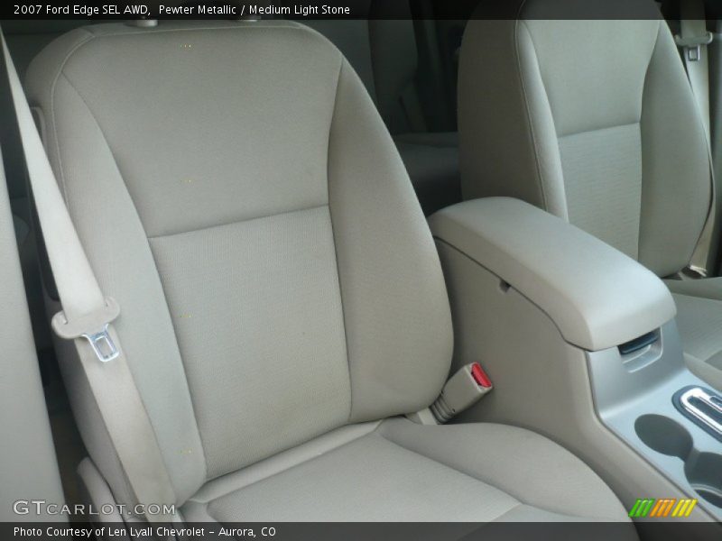 Pewter Metallic / Medium Light Stone 2007 Ford Edge SEL AWD