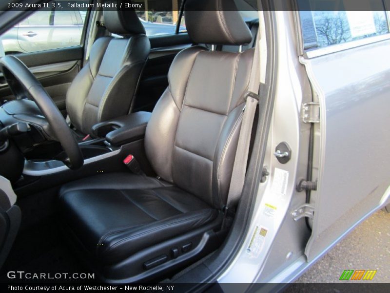 Palladium Metallic / Ebony 2009 Acura TL 3.5