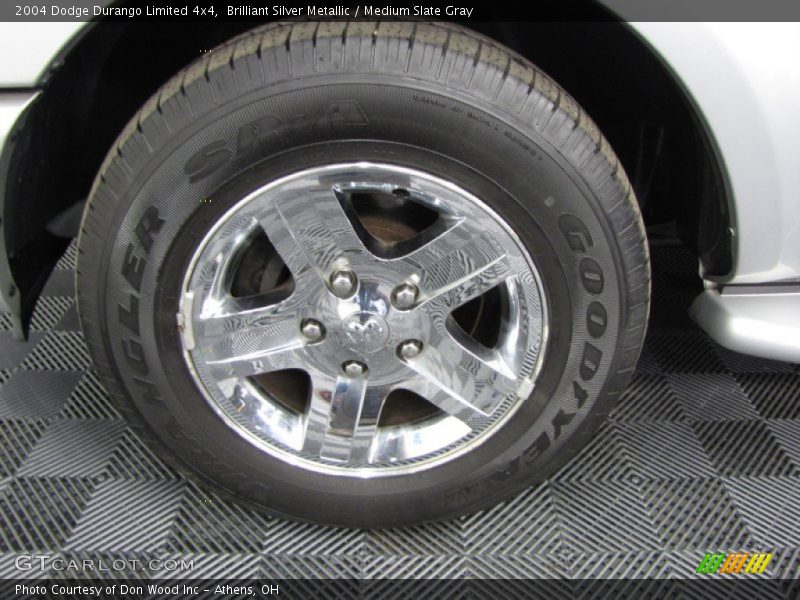 Brilliant Silver Metallic / Medium Slate Gray 2004 Dodge Durango Limited 4x4