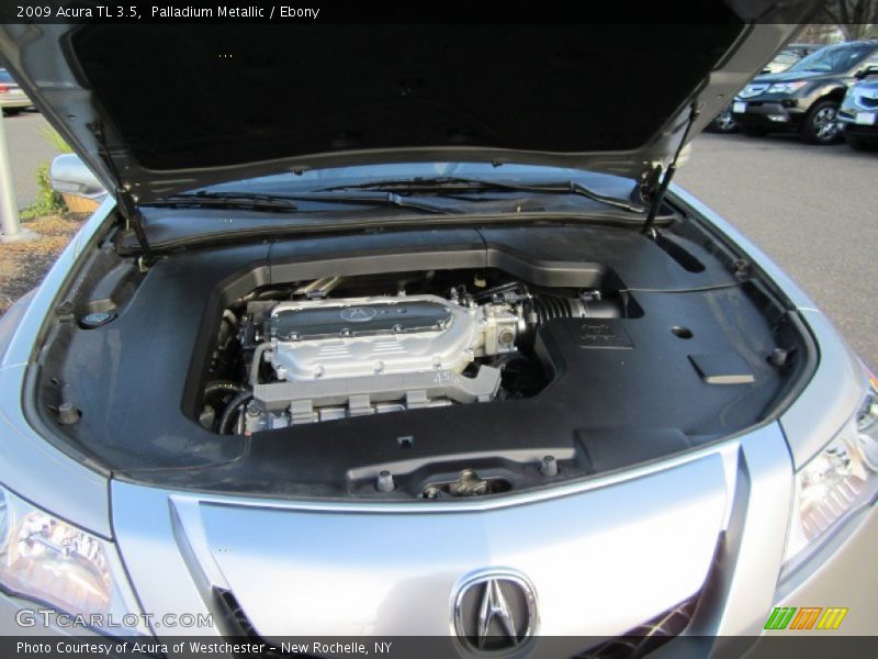 Palladium Metallic / Ebony 2009 Acura TL 3.5