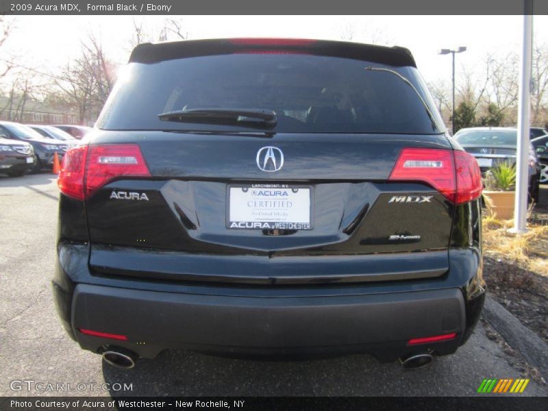 Formal Black / Ebony 2009 Acura MDX