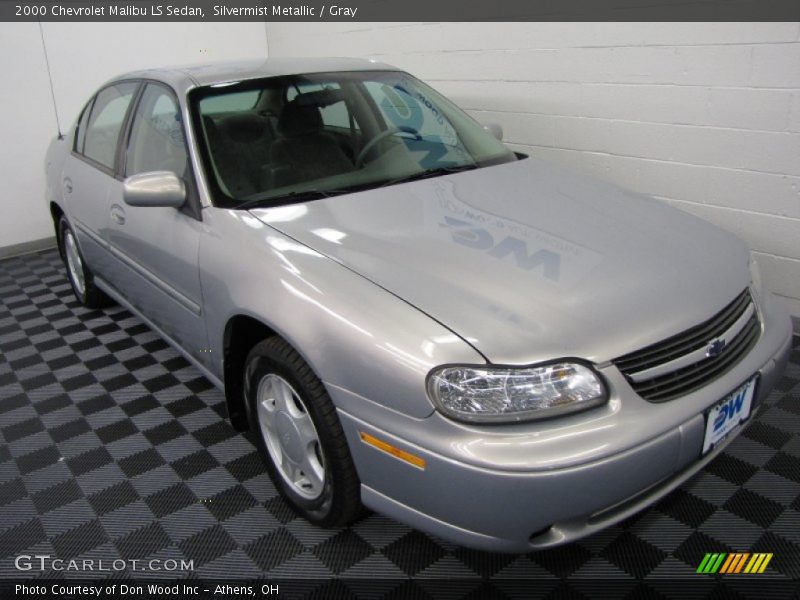 Silvermist Metallic / Gray 2000 Chevrolet Malibu LS Sedan