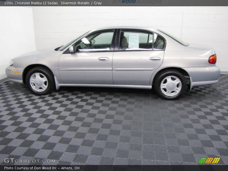 Silvermist Metallic / Gray 2000 Chevrolet Malibu LS Sedan