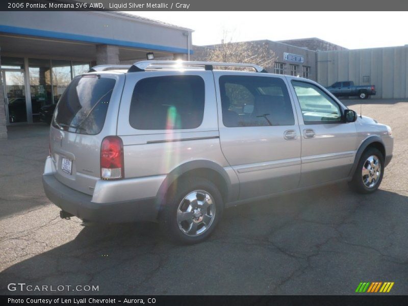 Liquid Silver Metallic / Gray 2006 Pontiac Montana SV6 AWD