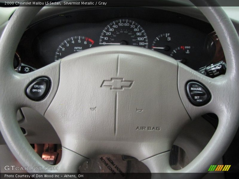 Silvermist Metallic / Gray 2000 Chevrolet Malibu LS Sedan