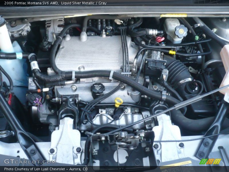 Liquid Silver Metallic / Gray 2006 Pontiac Montana SV6 AWD