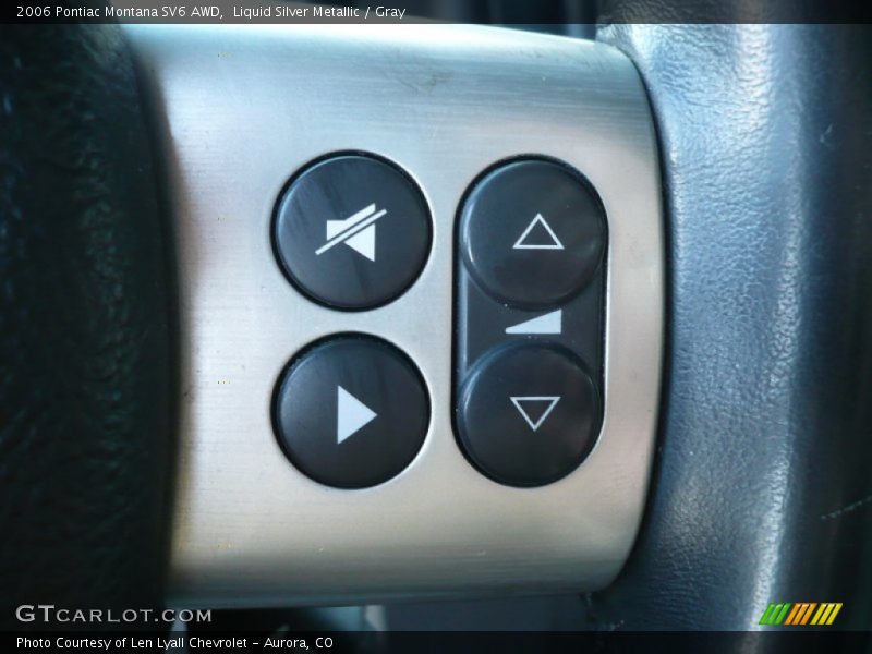 Liquid Silver Metallic / Gray 2006 Pontiac Montana SV6 AWD