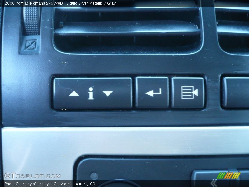 Liquid Silver Metallic / Gray 2006 Pontiac Montana SV6 AWD