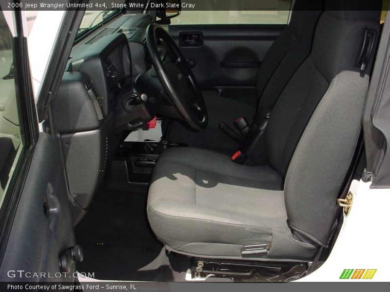 Stone White / Dark Slate Gray 2006 Jeep Wrangler Unlimited 4x4