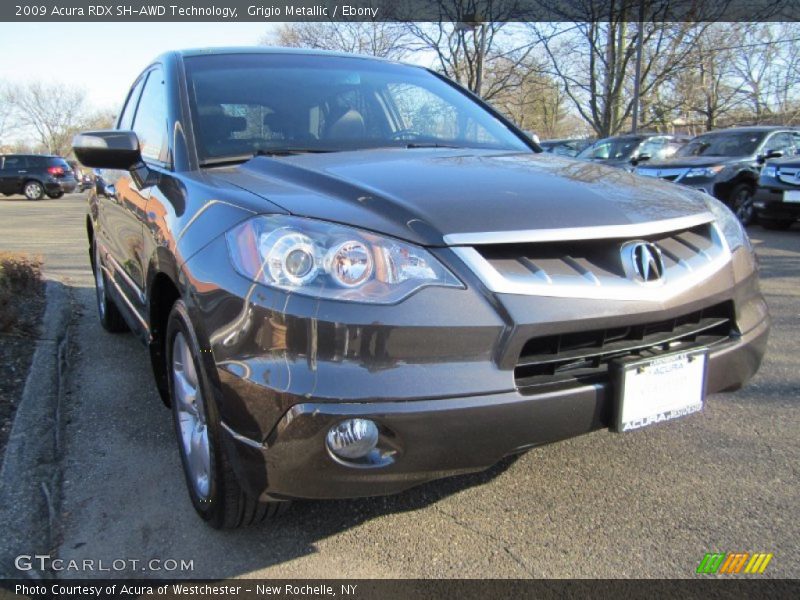 Grigio Metallic / Ebony 2009 Acura RDX SH-AWD Technology