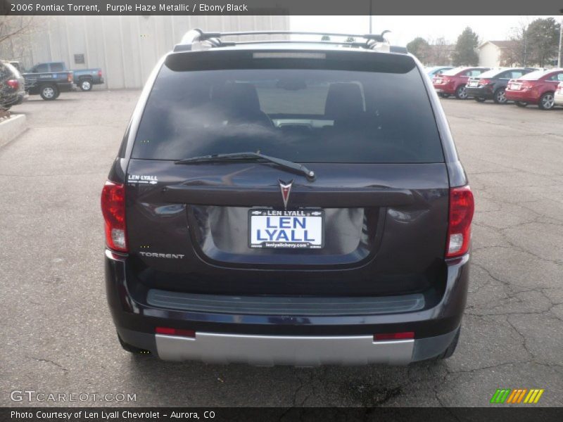 Purple Haze Metallic / Ebony Black 2006 Pontiac Torrent