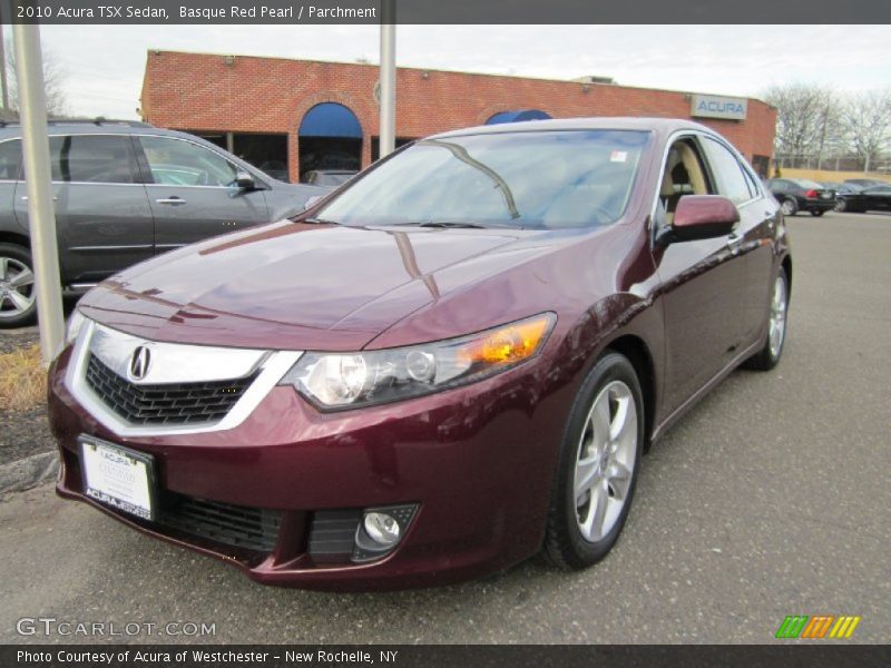 Basque Red Pearl / Parchment 2010 Acura TSX Sedan