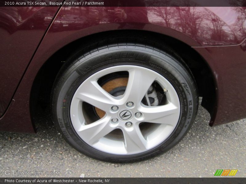 Basque Red Pearl / Parchment 2010 Acura TSX Sedan