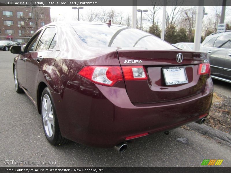 Basque Red Pearl / Parchment 2010 Acura TSX Sedan