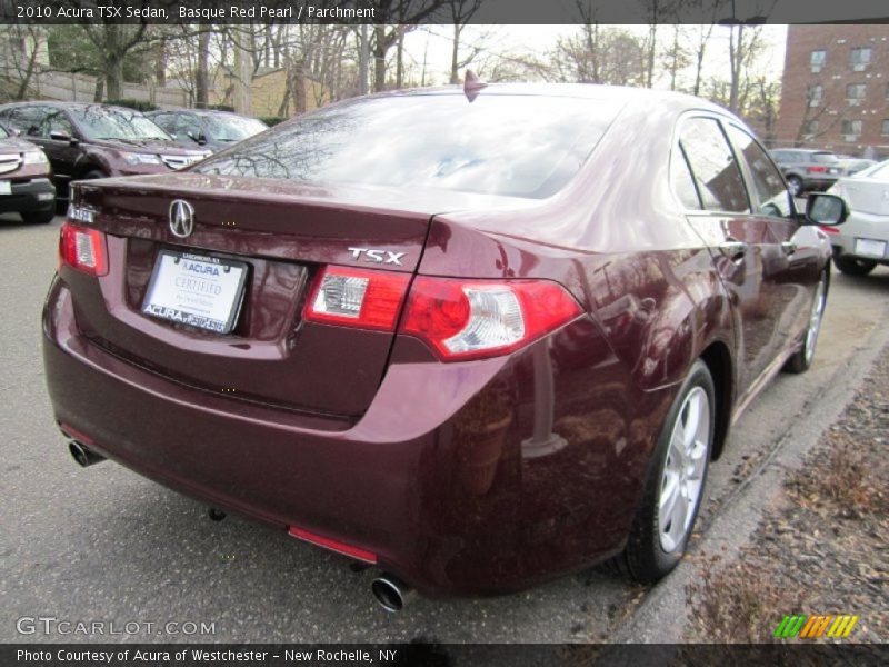 Basque Red Pearl / Parchment 2010 Acura TSX Sedan