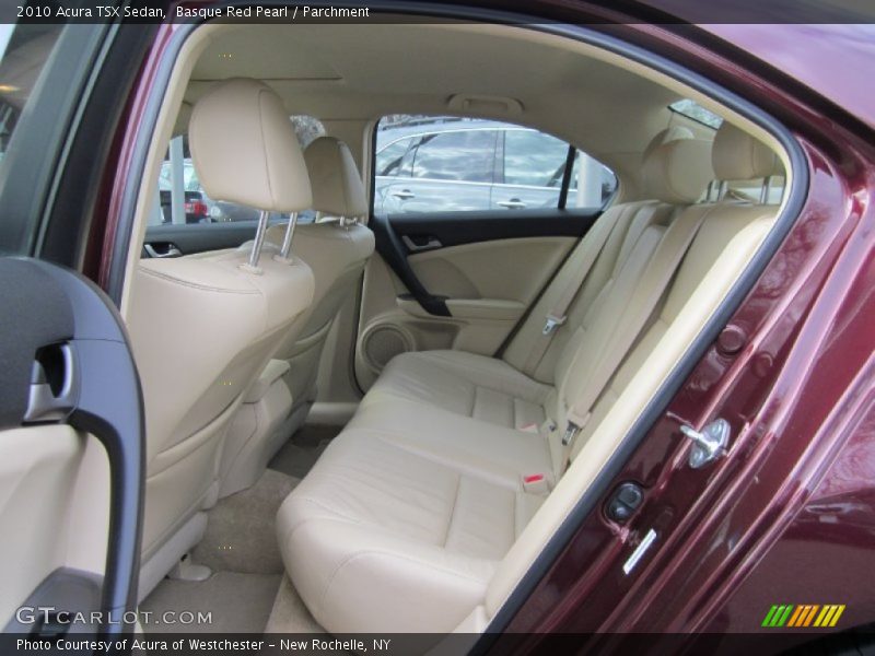 Basque Red Pearl / Parchment 2010 Acura TSX Sedan
