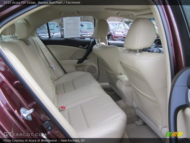 Basque Red Pearl / Parchment 2010 Acura TSX Sedan