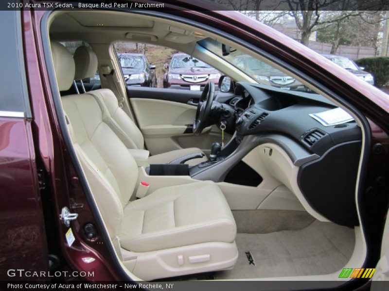 Basque Red Pearl / Parchment 2010 Acura TSX Sedan