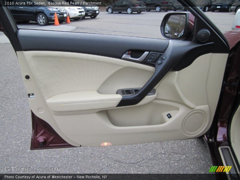 Basque Red Pearl / Parchment 2010 Acura TSX Sedan