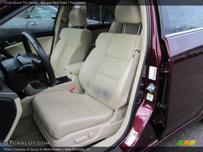 Basque Red Pearl / Parchment 2010 Acura TSX Sedan