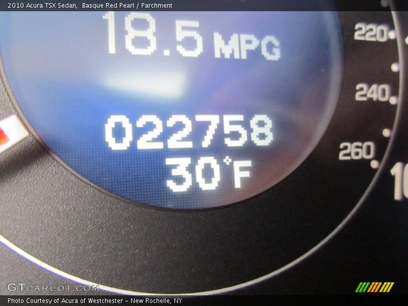 Basque Red Pearl / Parchment 2010 Acura TSX Sedan