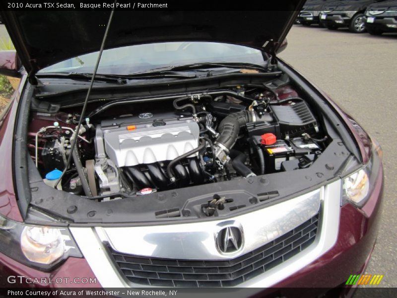 Basque Red Pearl / Parchment 2010 Acura TSX Sedan