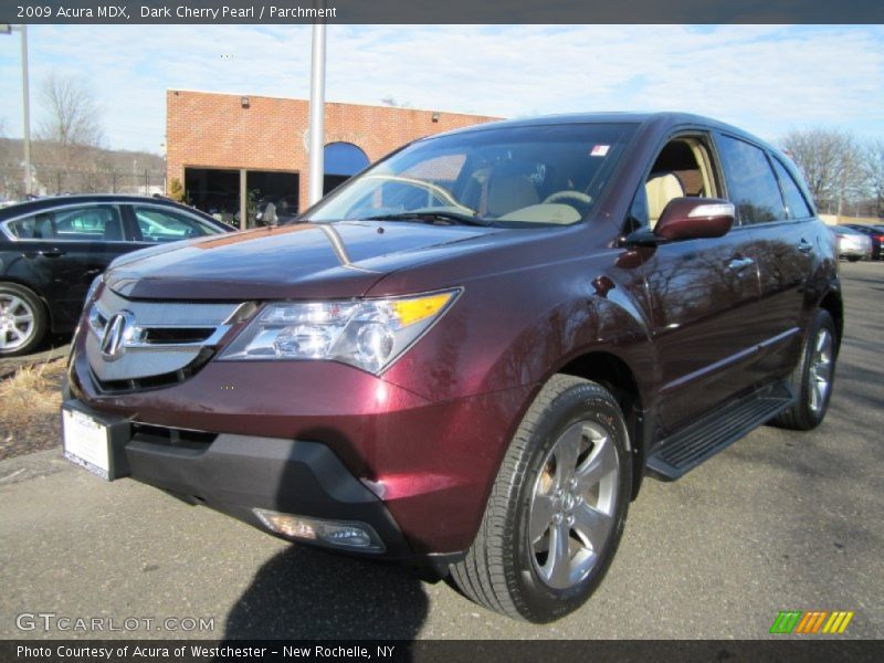 Dark Cherry Pearl / Parchment 2009 Acura MDX