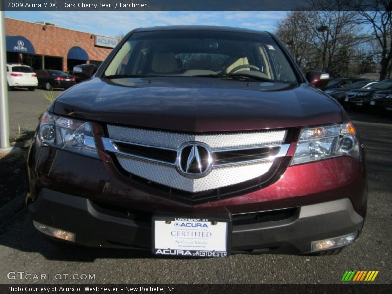 Dark Cherry Pearl / Parchment 2009 Acura MDX