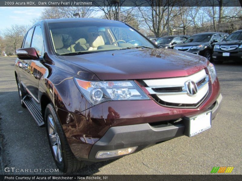 Dark Cherry Pearl / Parchment 2009 Acura MDX