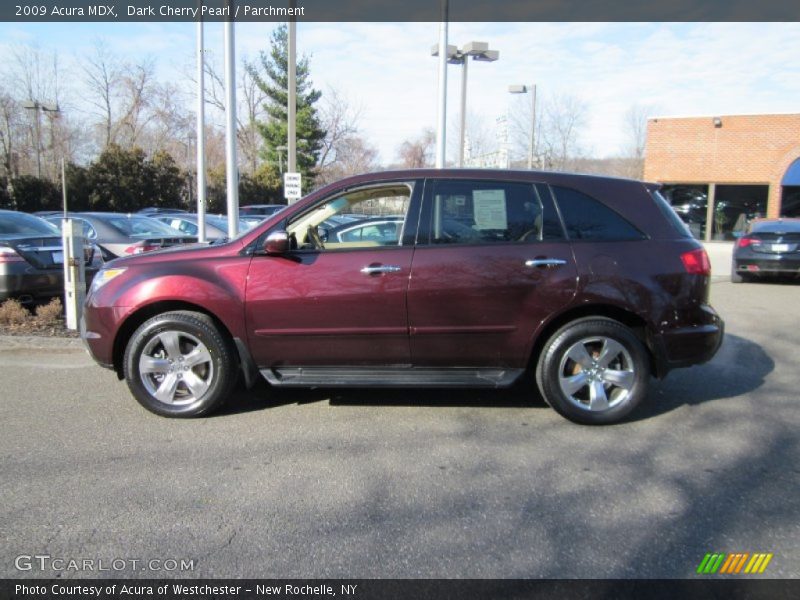 Dark Cherry Pearl / Parchment 2009 Acura MDX
