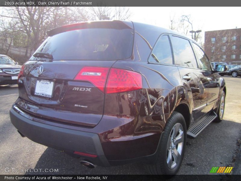 Dark Cherry Pearl / Parchment 2009 Acura MDX
