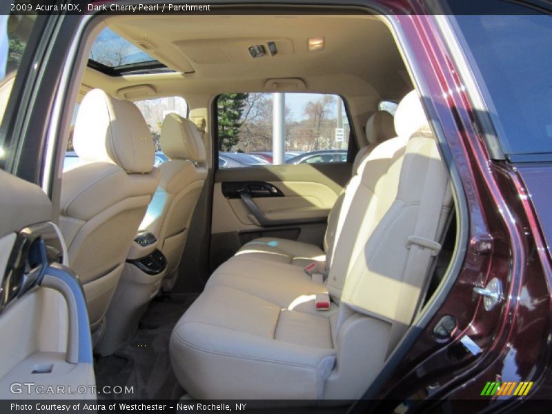 Dark Cherry Pearl / Parchment 2009 Acura MDX