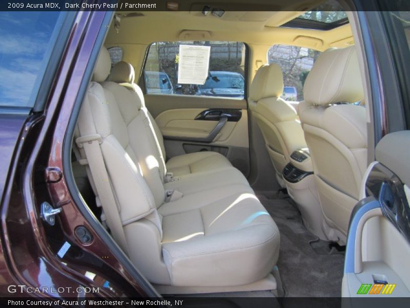 Dark Cherry Pearl / Parchment 2009 Acura MDX