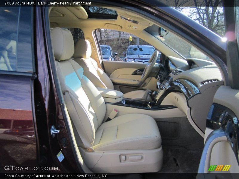 Dark Cherry Pearl / Parchment 2009 Acura MDX