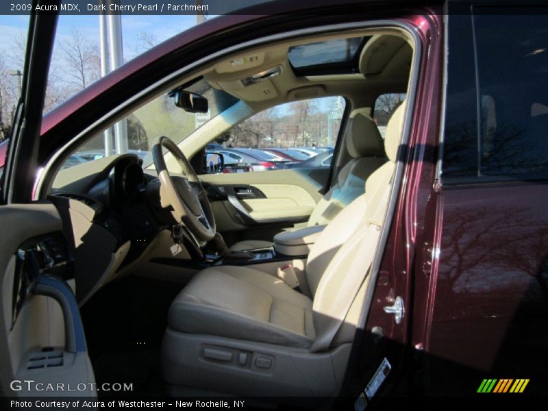 Dark Cherry Pearl / Parchment 2009 Acura MDX